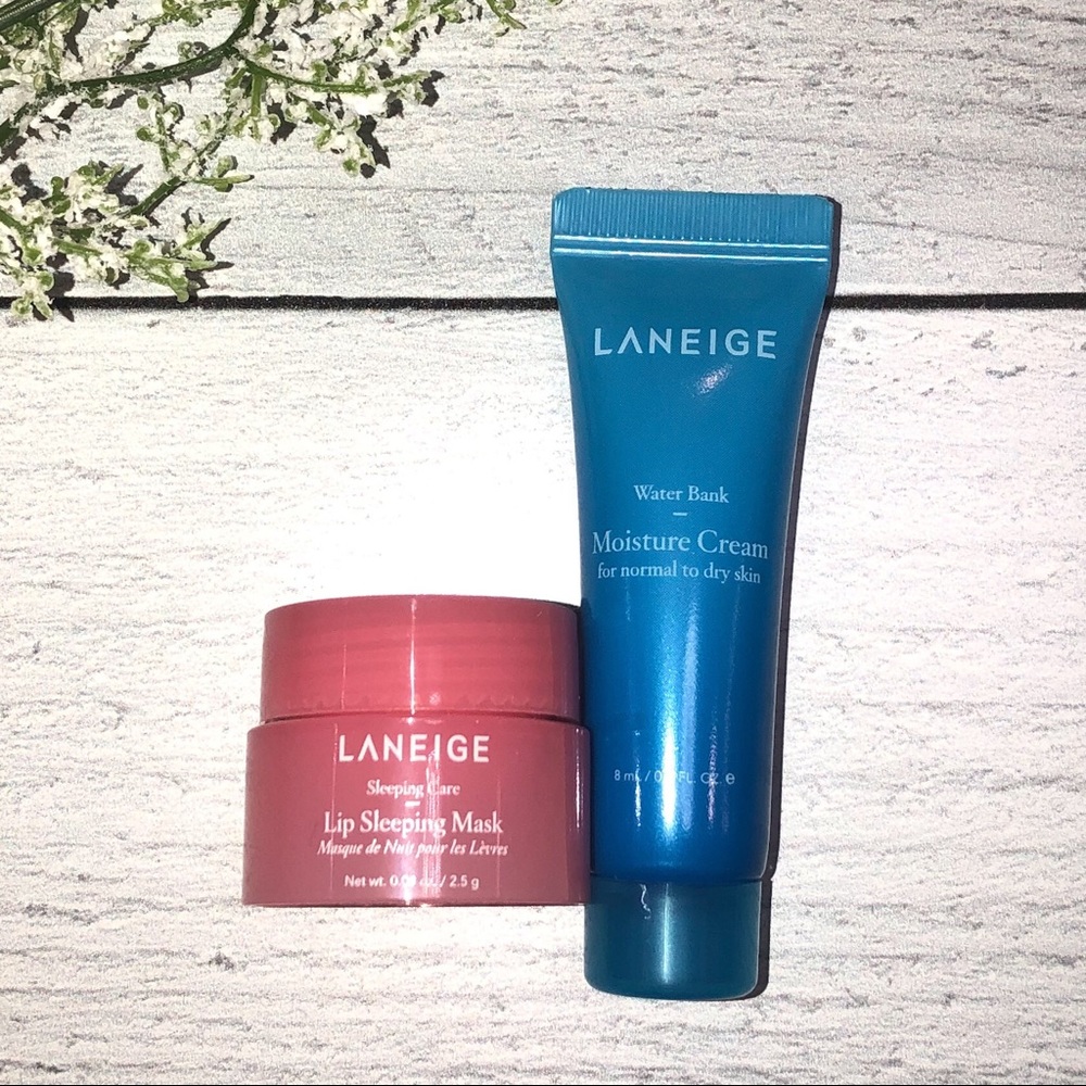 NEW:  Laneige Lux Samples Lip Mask & Water Cream